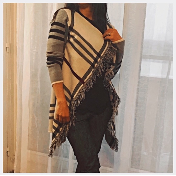 ✨LAST ONE ✨PARIS Plaid open cardigan - Picture 6 of 8